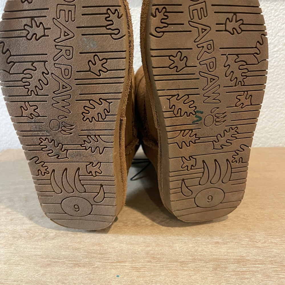 BearPaw Tan Suede Buckle Boots - Picture 5 of 6
